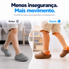 Babuche infantil para meninos 2 em 1 Passato, injetado, leve, antiderrapante e resistente com correia ajustável