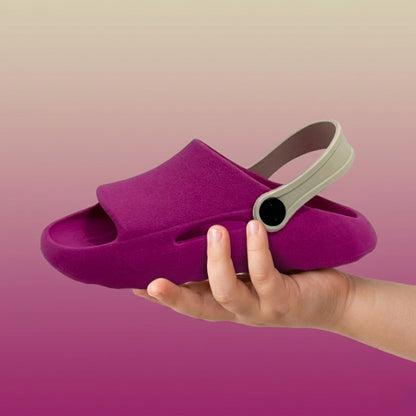 Chinelo Nuvem Infantil Meninas 2 em 1 com Correia | Leve, Antiderrapante e Confortável | Passato