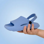 Chinelo infantil Nuvem Meninos 2 em 1 Passato com correia, leve, antiderrapante e confortável para crianças.