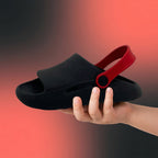 Chinelo infantil Nuvem Meninos 2 em 1 Passato, leve, antiderrapante e confortável com correia ajustável, ideal para crianças.