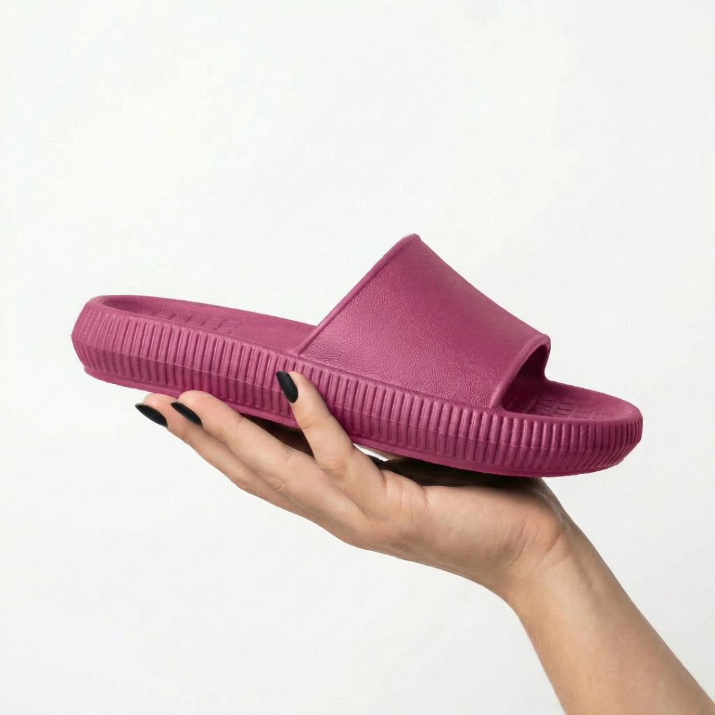 Chinelo slide ortopédico Nuvem Passato unissex com palmilha anatômica, leve e antiderrapante, ideal para conforto diário.